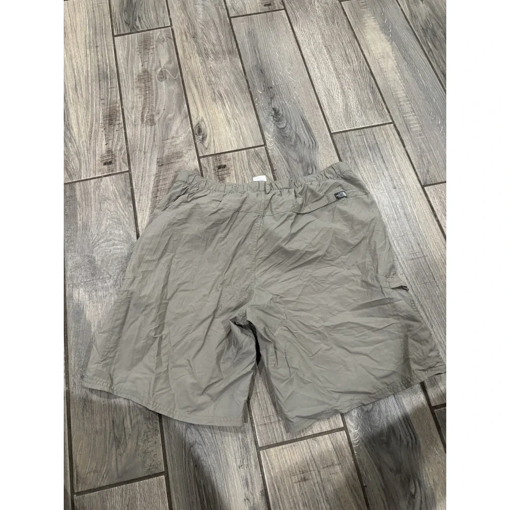 The North Face Men's Activewear Shorts Khaki Size M Elastic Waist Quick Dry